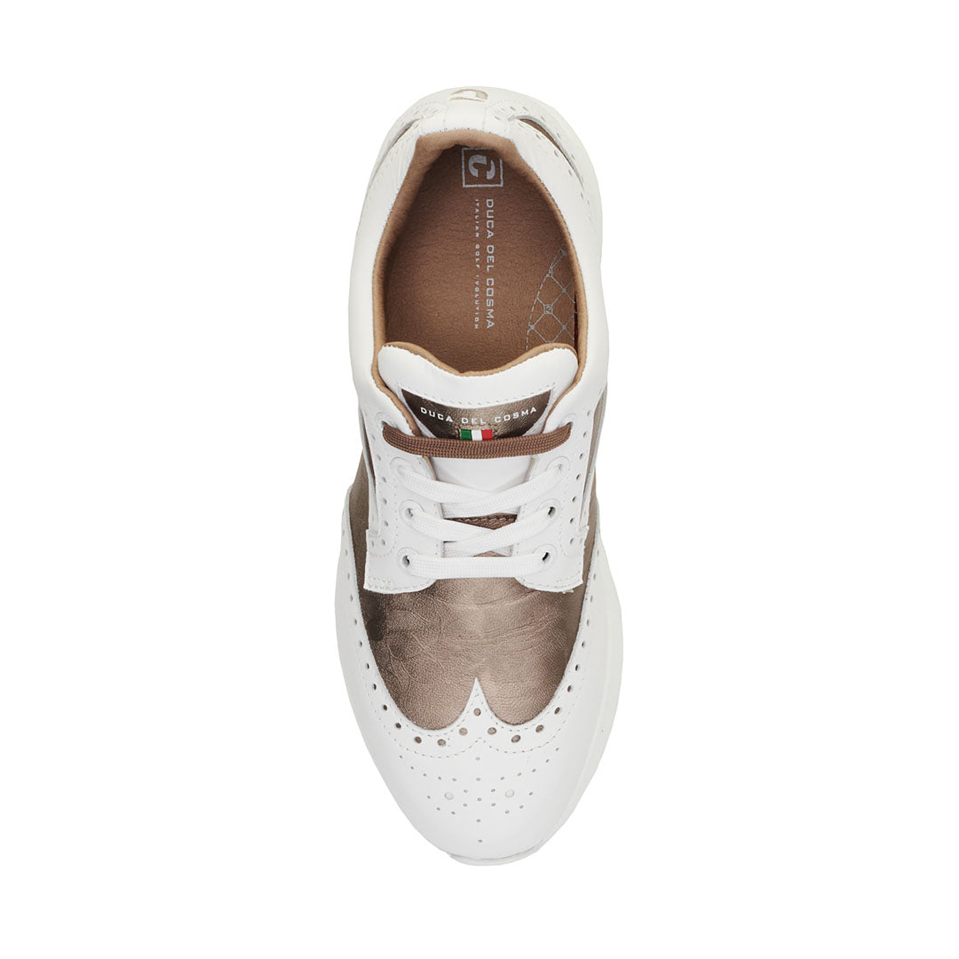 Women's Serena - White / Taupe Golf Shoes