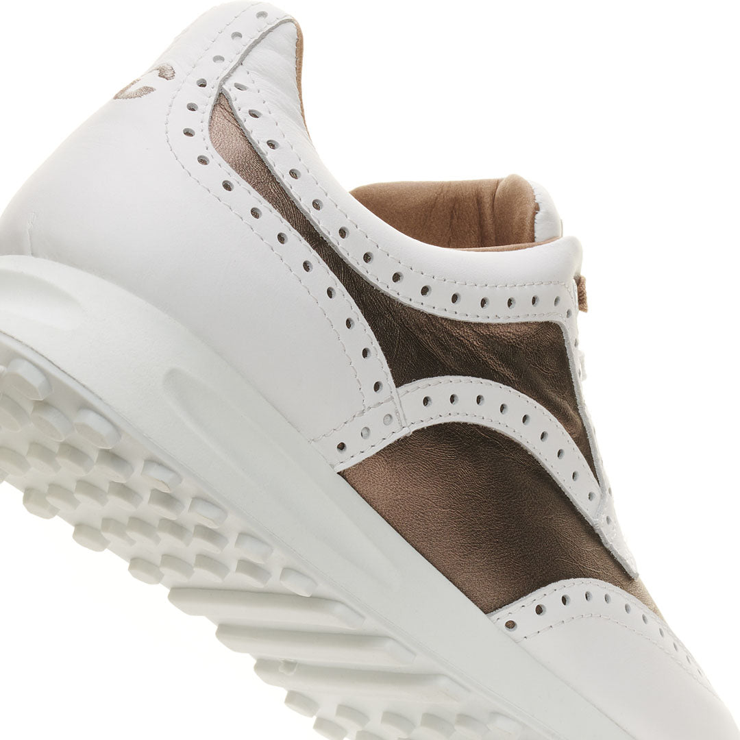 Women's Serena - White / Taupe Golf Shoes