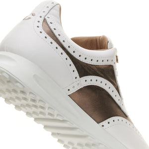 Women's Serena - White / Taupe Golf Shoes