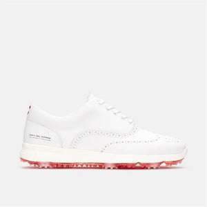 Men's Bernardo Pro Spike White Golf Shoes