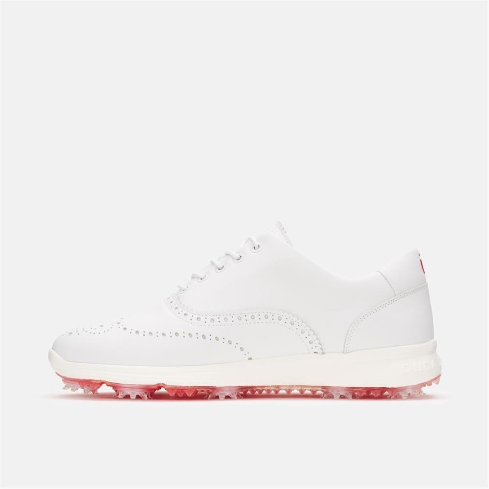 Men's Bernardo Pro Spike White Golf Shoes