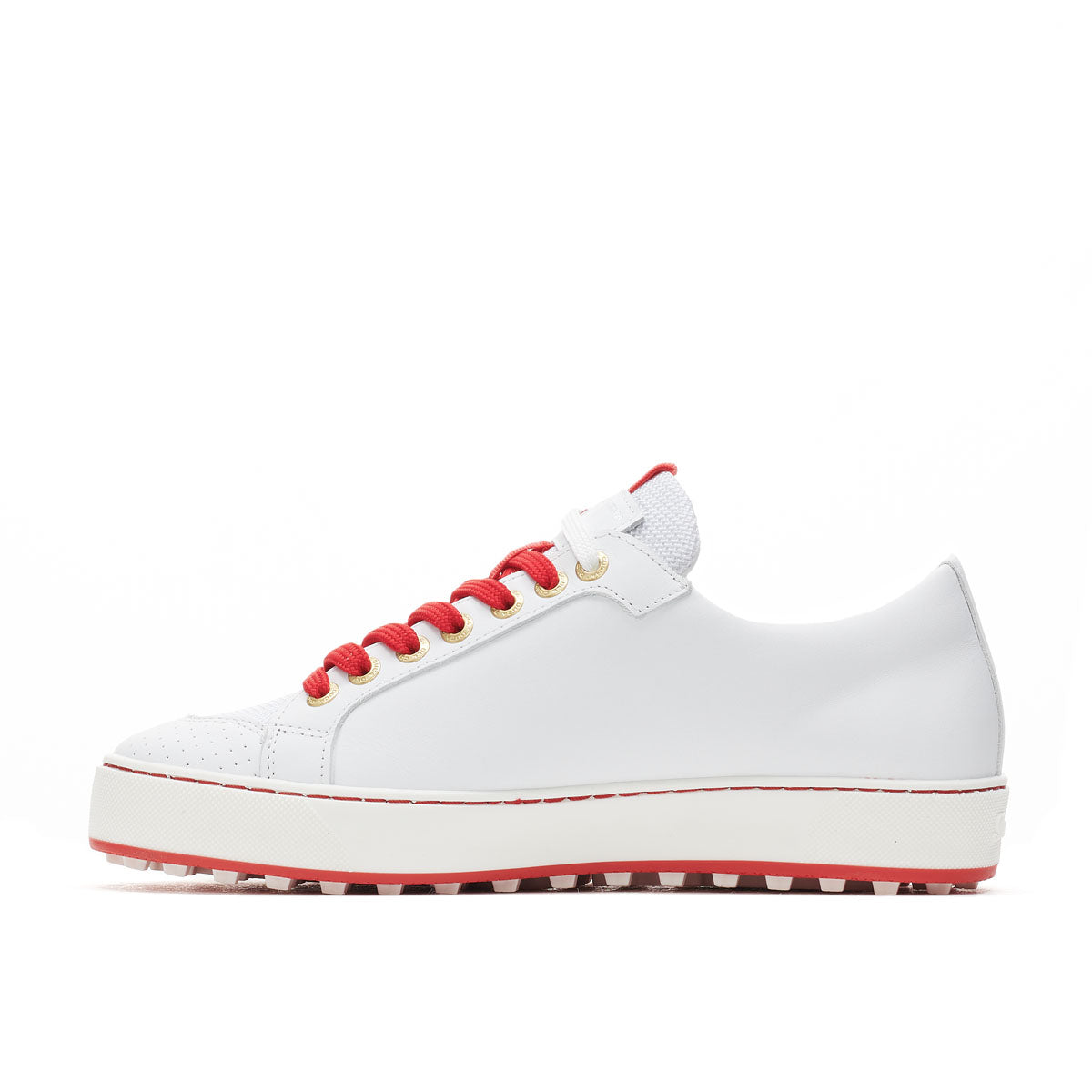 Women's Esti White / Red Golf Shoe