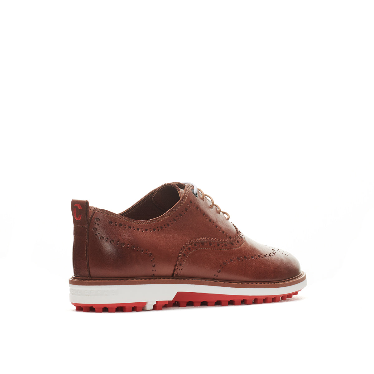 Mens brogue hot sale golf shoes