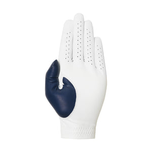 Men's Elite Pro Sentosa White / Navy Golf Glove - Left