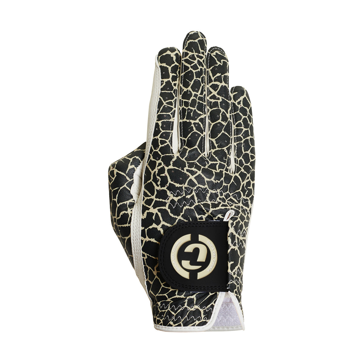 Women's Designer Pro White / Giraffe Golf Glove - Right