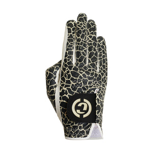 Women's Designer Pro White / Giraffe Golf Glove - Right