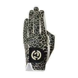 Women's Designer Pro White / Giraffe Golf Glove - Left Women's Designer Pro White / Giraffe Golf Glove - Left