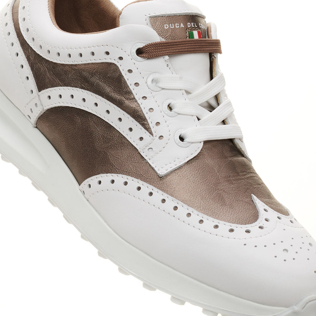 Women's Serena - White / Taupe Golf Shoes
