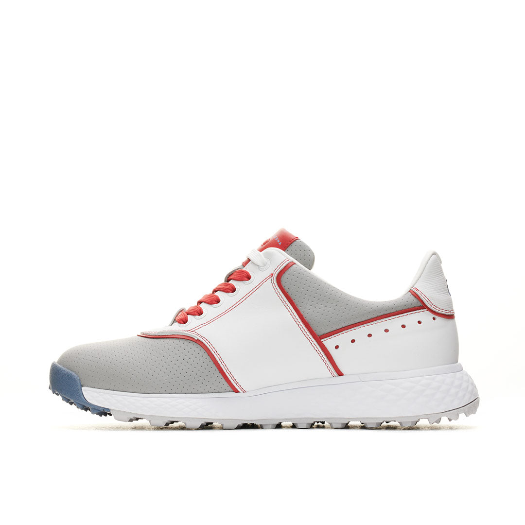 Men's Positano - Grey/White/Red Golf Shoes – Duca del Cosma - Italian ...