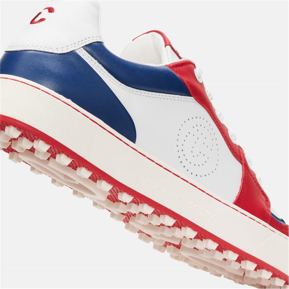 Men's Giordano White / Red / Navy Golf Shoes