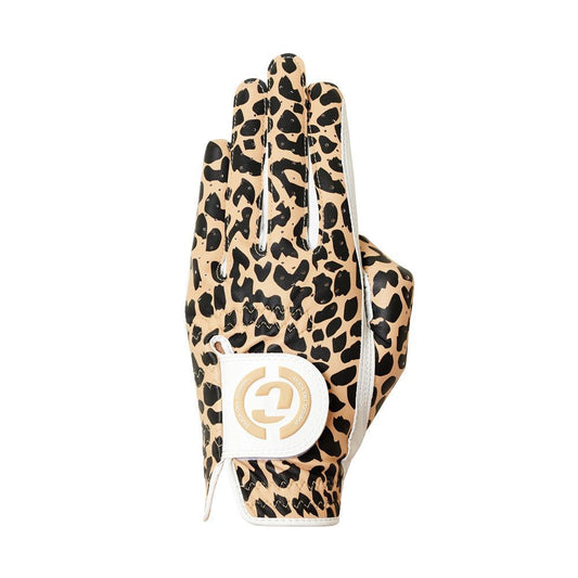 Women's Designer Pro King Cheetah White Glove -  Left