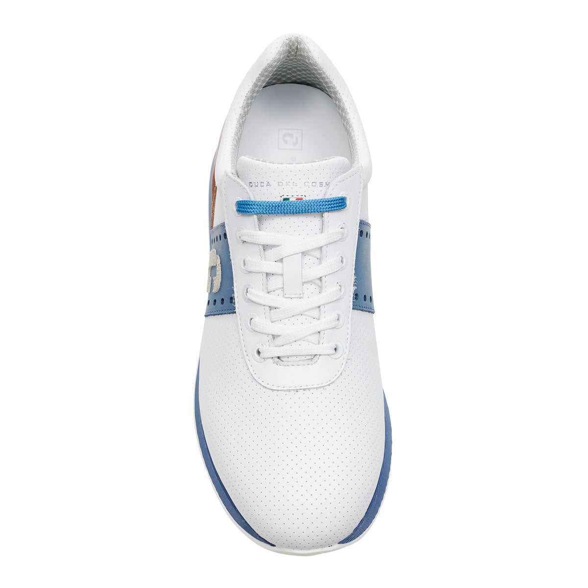Men's Belair White / Cognac Golf Shoe