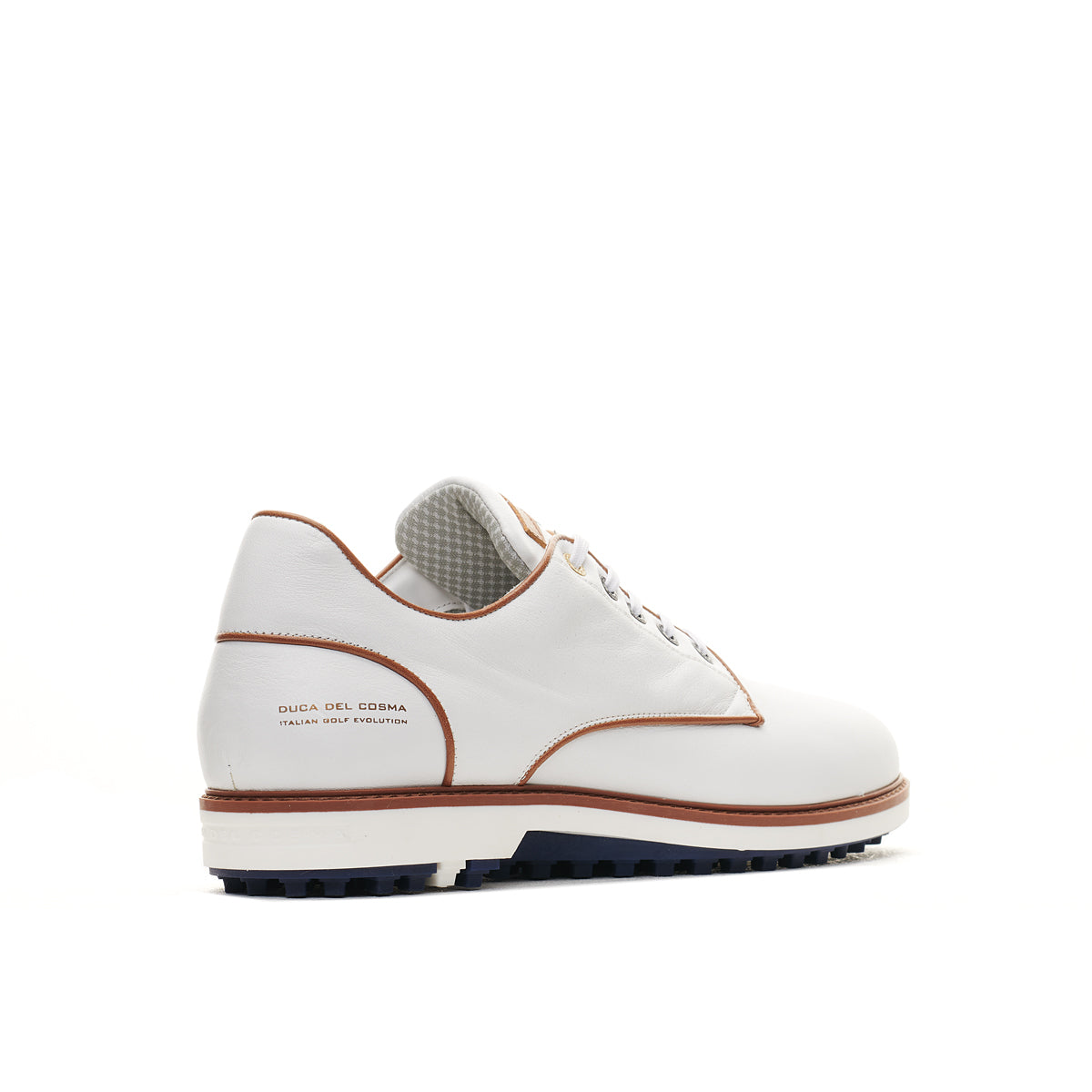 Men's Elpaso White Golf Shoe – Duca del Cosma - Italian Golf Shoes