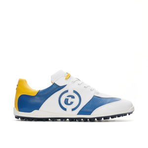 Men's Valderama Jeans / White / Yellow Golf Shoe