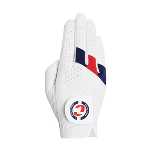 Men's Hybrid Pro Brompton White / Navy / Red Golf Glove - Right