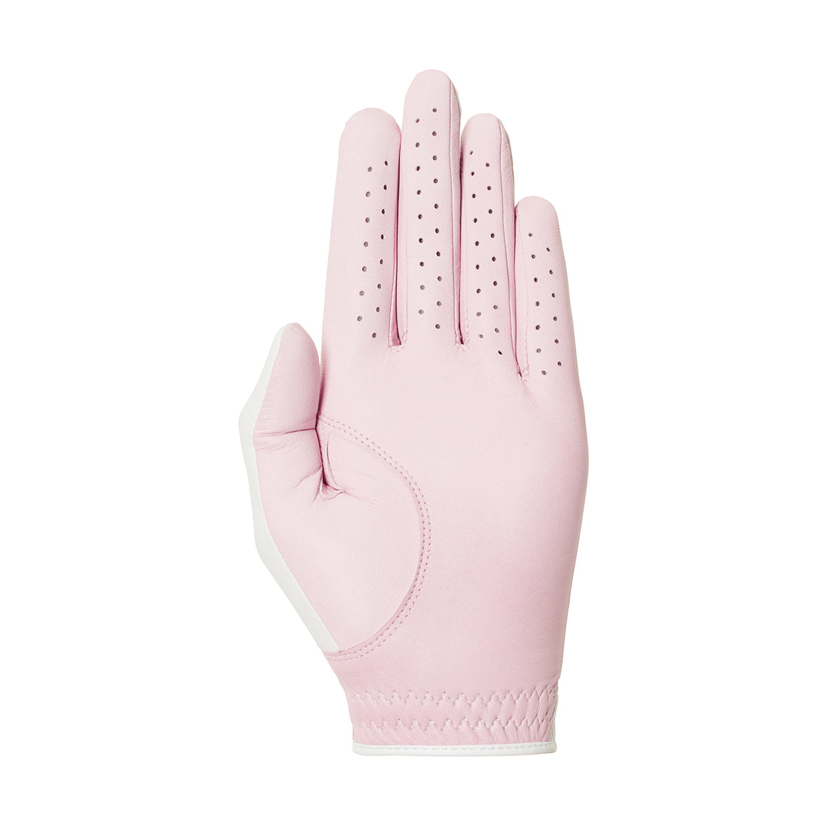 Women's Hybrid Pro Yasmine Pink / White Golf Glove - Left