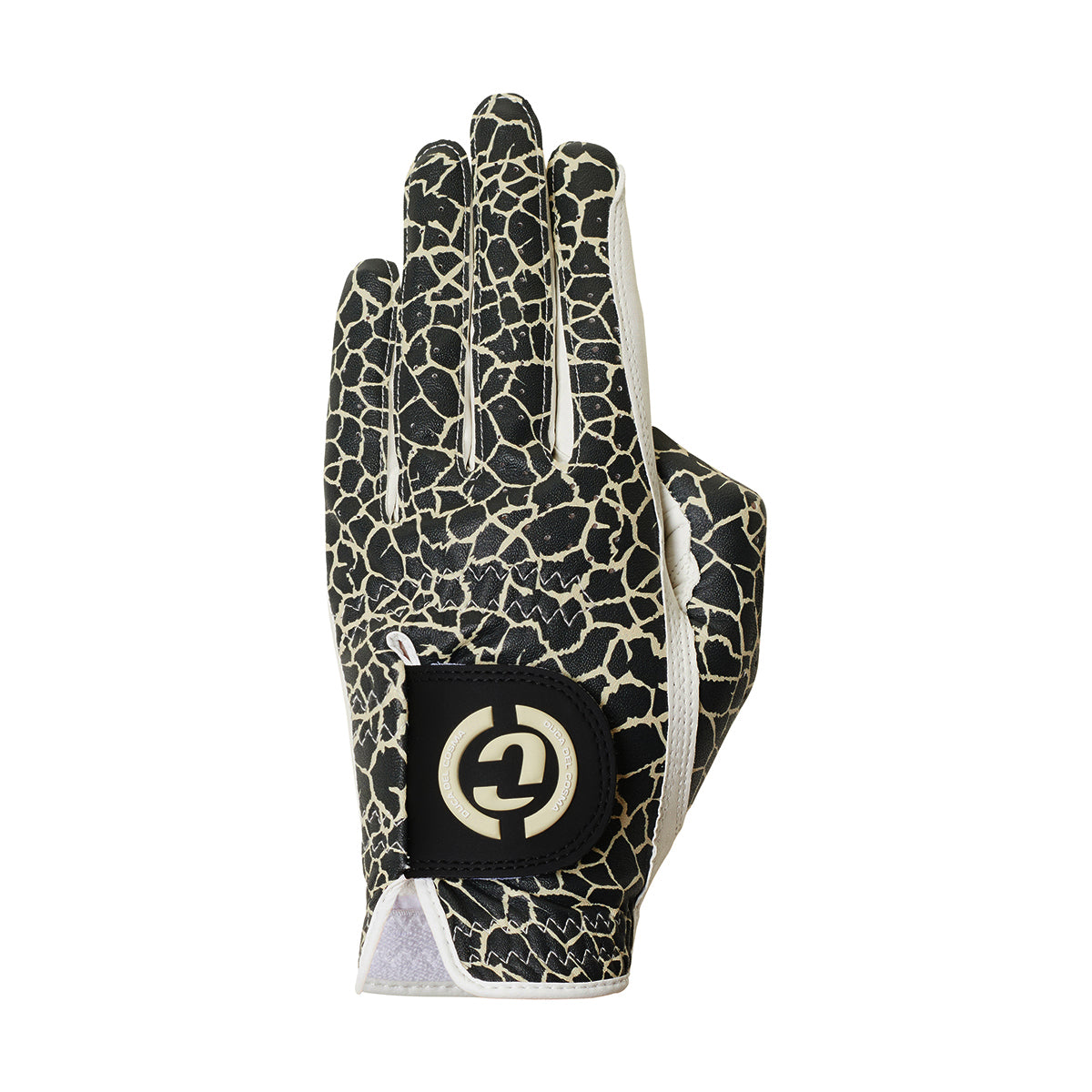 Women's Designer Pro White / Giraffe Golf Glove - Left